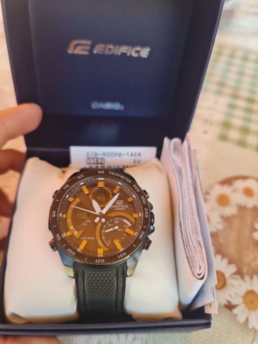Casio Edifice Мъжки часовник ECB-900MP-1AEF