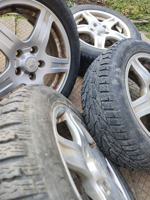 Продавам джанти с зимни гуми