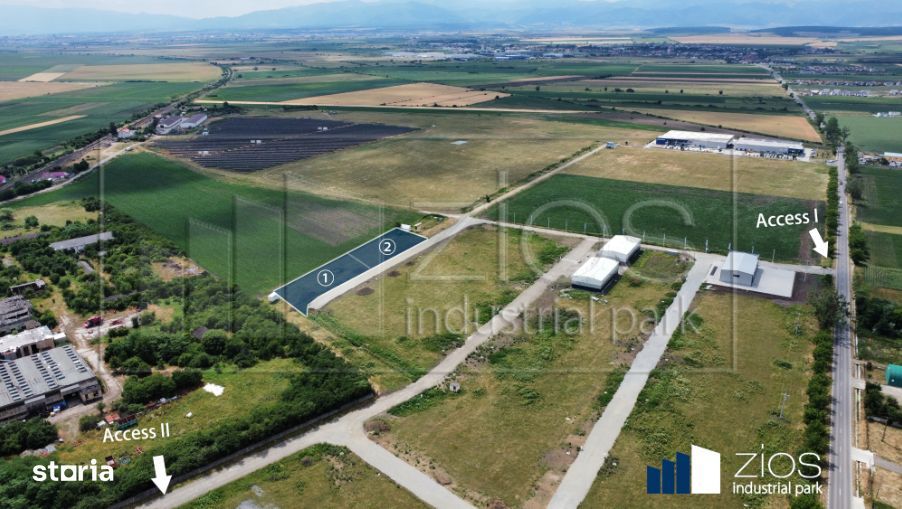 Loturi industriale – PUZ aprobat, utilități, acces asfaltat