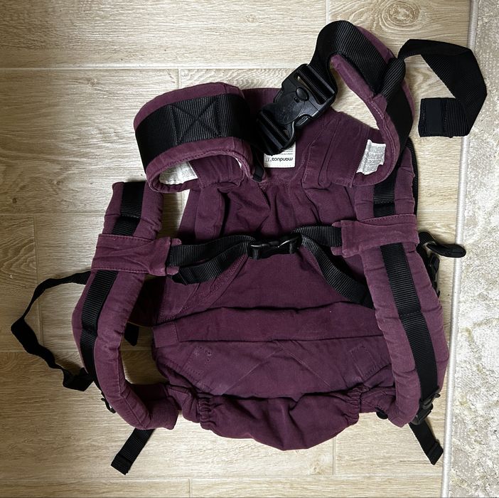 Marsupiu Manduca XT Denim Berry, pana la 20 kg, 3 pozitii