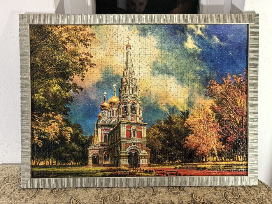 Пъзел , пъзели 1000 части с рамка