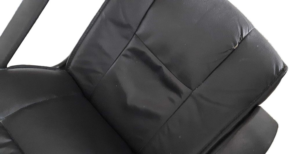 Scaun Ergonomic, directorial, piele naturală, negru