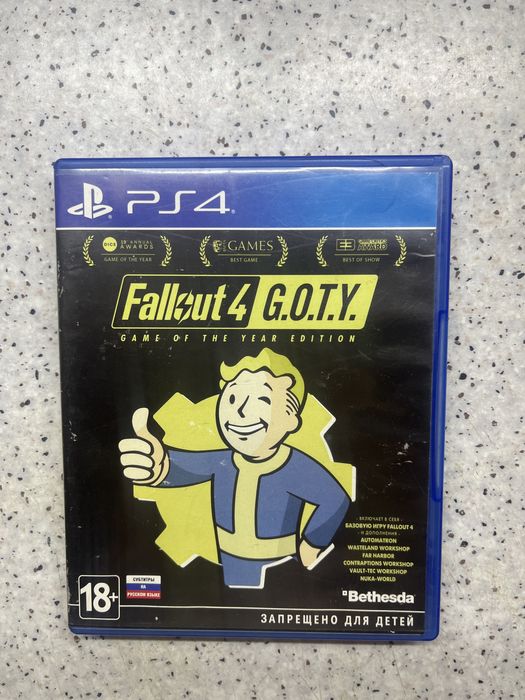 Диск на пс 4 Fallout GOTY (лимитированная версия)