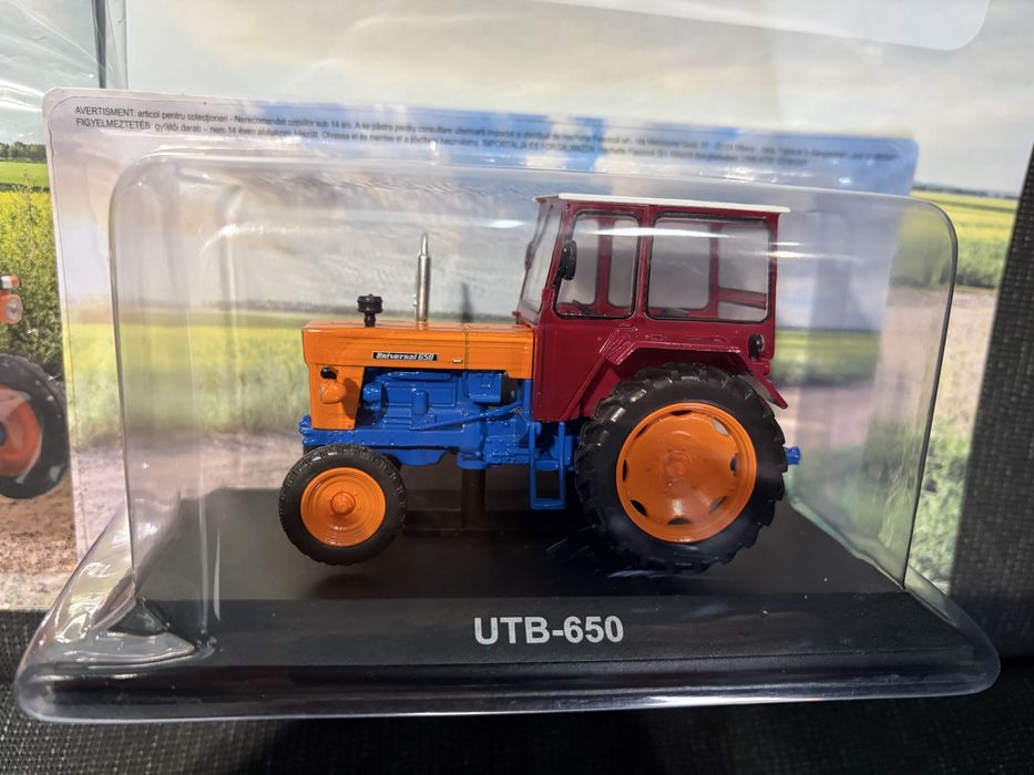 Macheta tractor UTB-650 1:43 + Revista - NOU