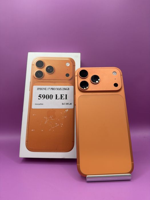 Iphone 17 pro max 256Gb •Matei Amanet Margeanului• 3161