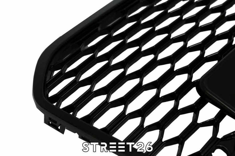 Grila Audi A6 C7 4G Pre-Facelift (2011-2014) RS6 Design Negru Lucios