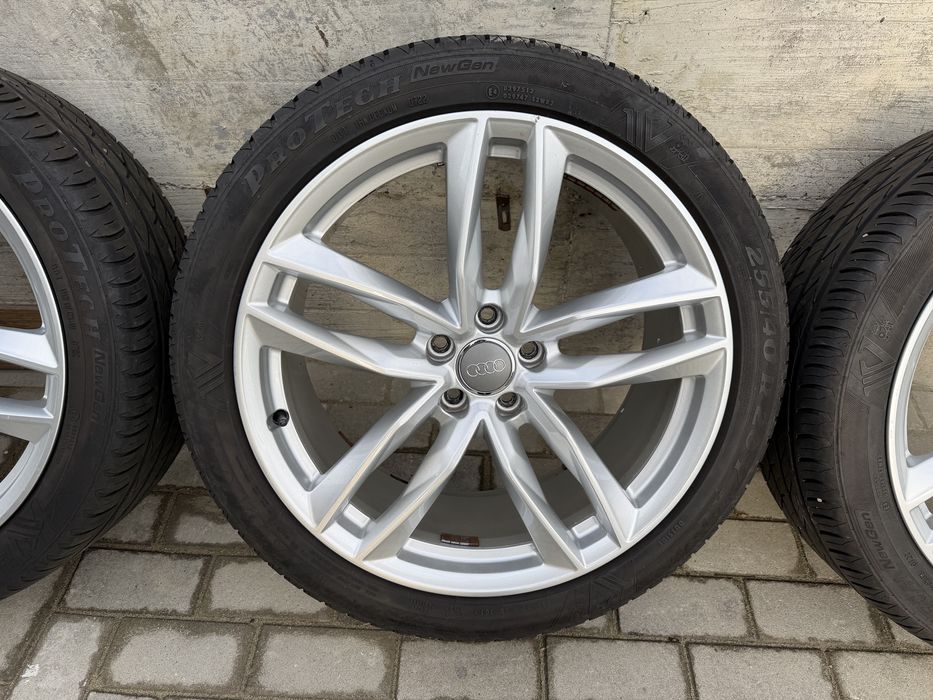 Oferta!Jante originale Audi A6 Allroad  R20 din Titan, anvelope de vara 255/40/20-7 mm