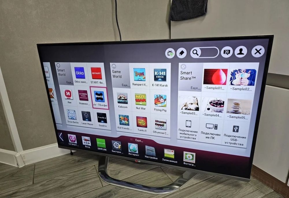 LG 106 см smart tv телевизор
