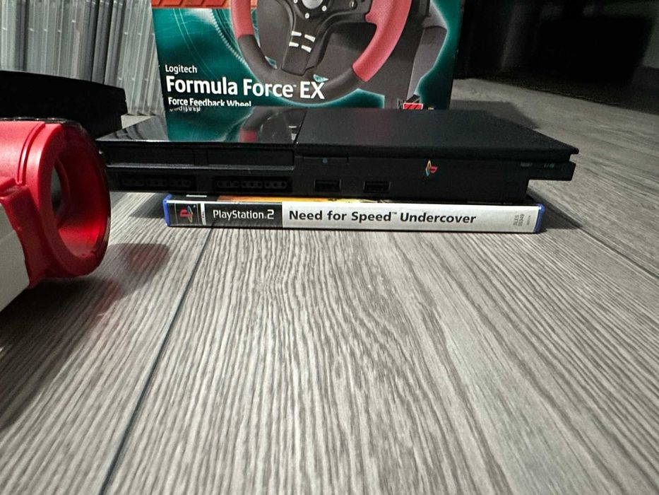 Consolă PlayStation 3 +17Jocuri+accesorii+Volan Logitech+Ps2+Joc