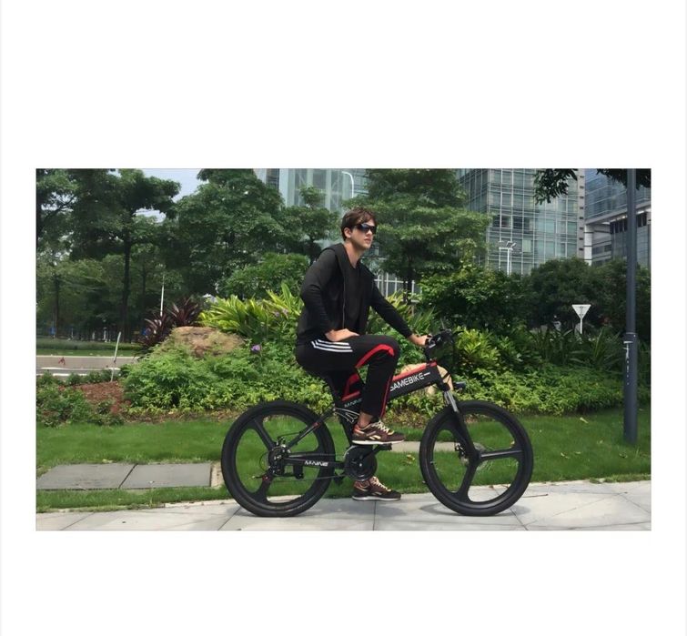 Bicicletă electrică Samebike 500 W, 48 V, 10.4Ah, 26", Negru