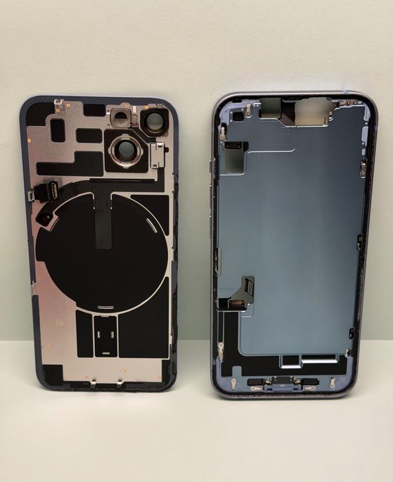 Carcasa originala iPhone 14 Blue Albastru camera baterie sticla rama