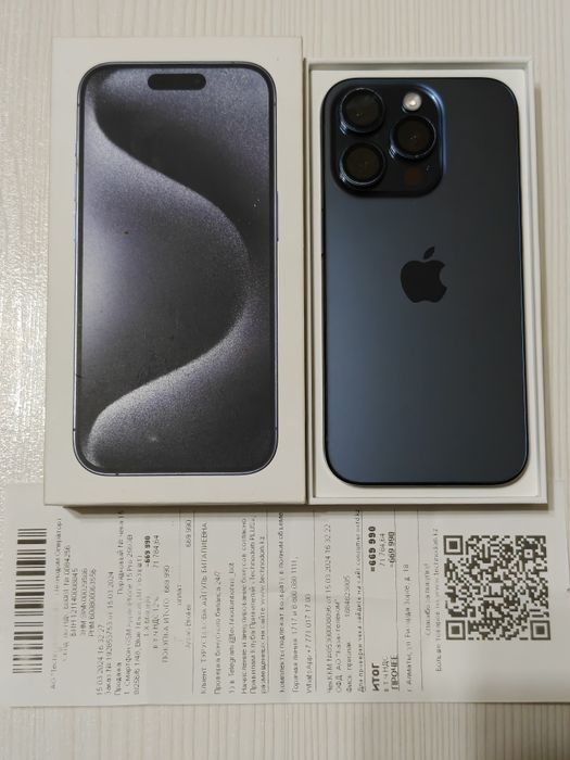 iPhone 15 Pro 256 gb ёмкость 90 ЕАС