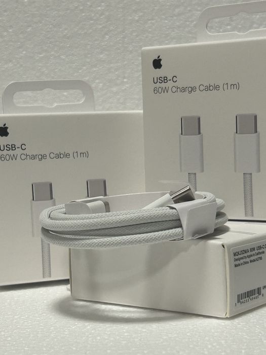 Оригинален Apple кабел 60W С-C за iPhone / MacBook (1м)