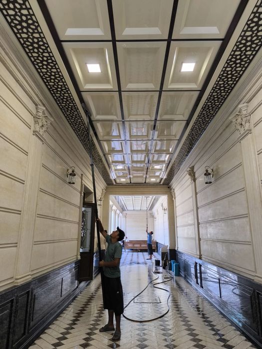 Фасад мойка окна чистка