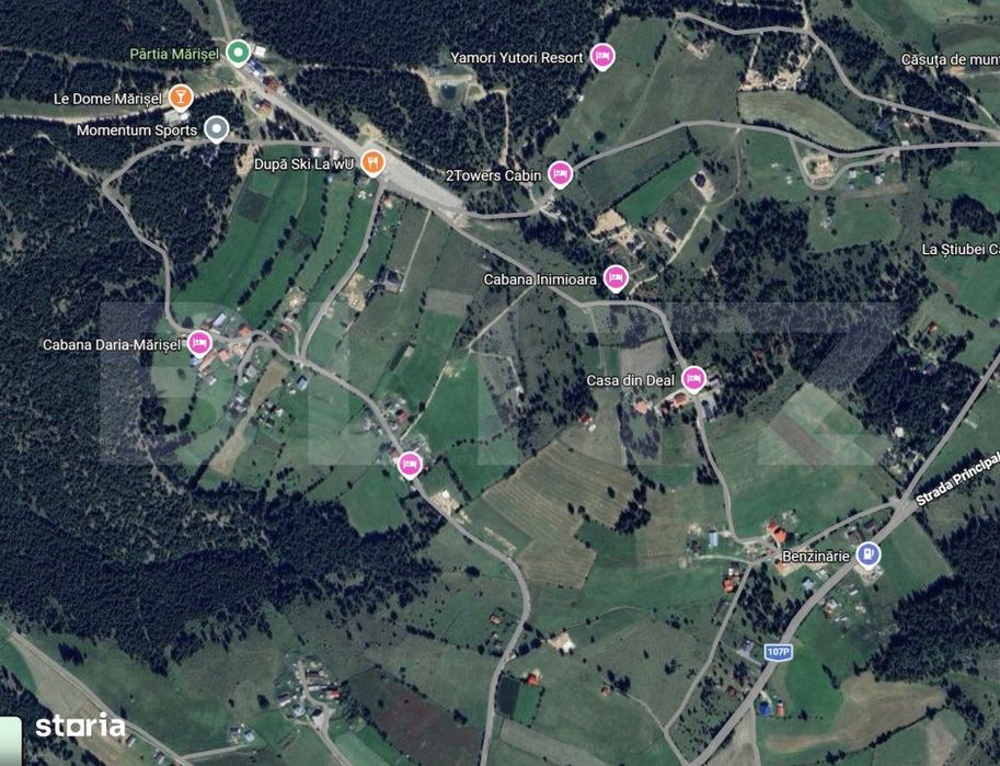 Oportunitate - teren intravilan Marisel langa partia de ski - 5093 mp