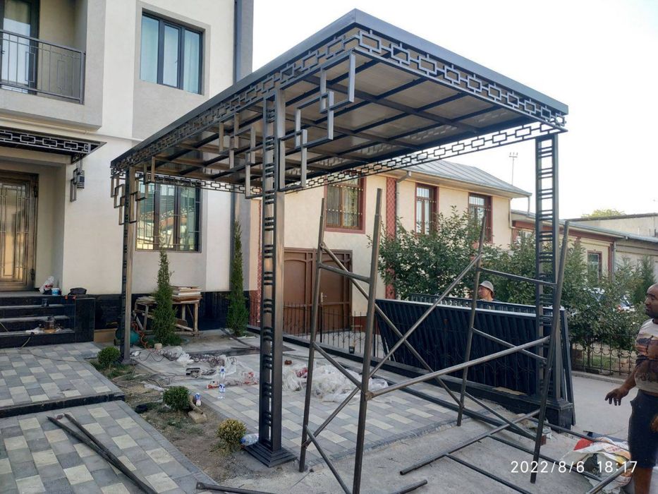 Навес,решетка,перила