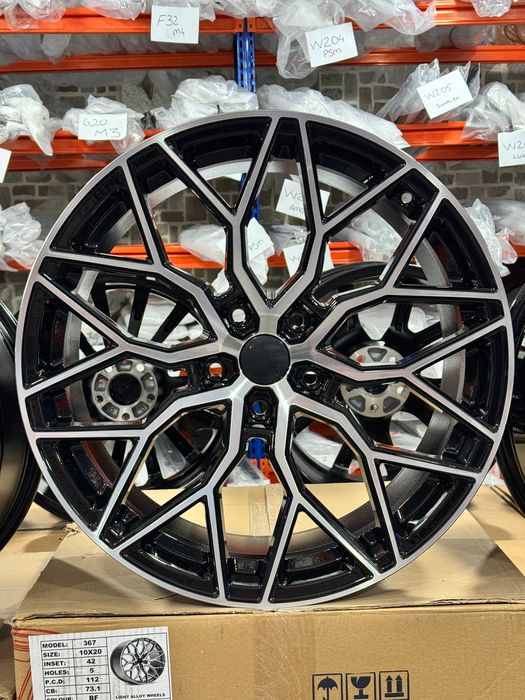 Jante Aliaj EMR Wheels A367 - 5x112 20 Black Diamond Concave G11 G30
