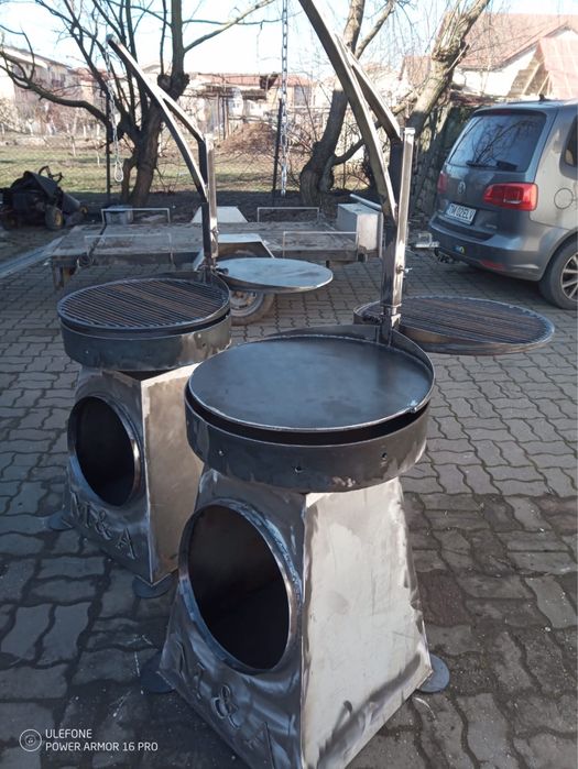 Vand gratar rotativ cu plita