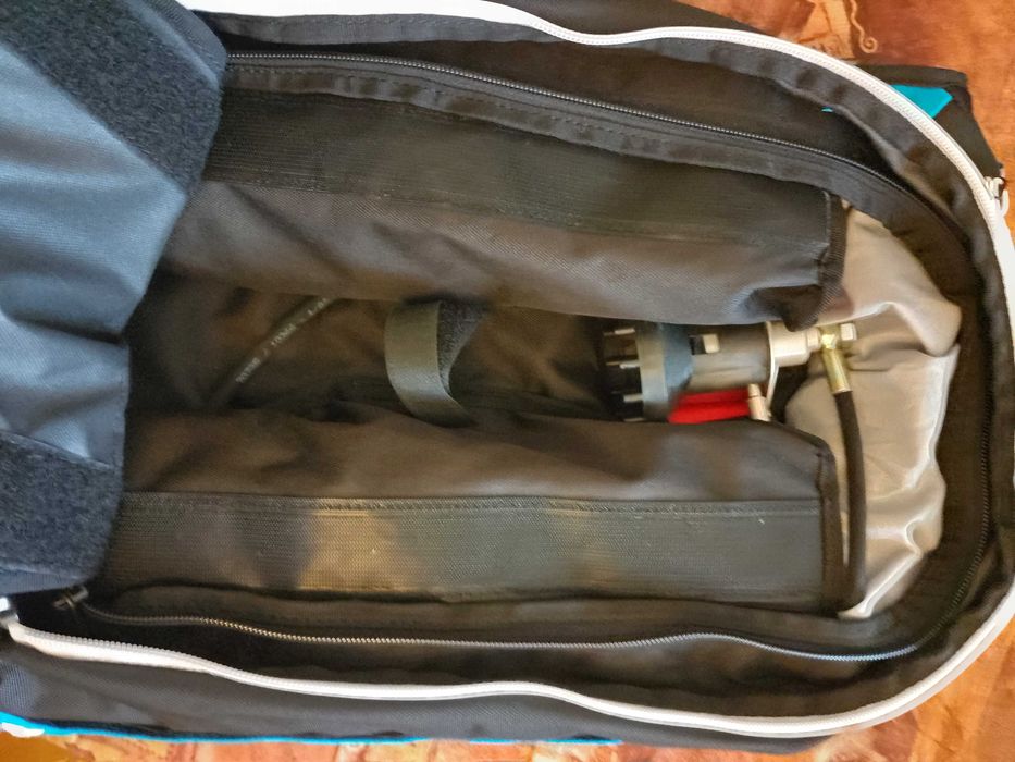 Лавинна раница Ortovox airbag base 18 с карбонова бутилка