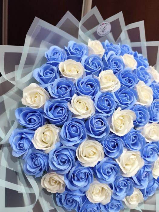 Buchet de trandafiri din săpun