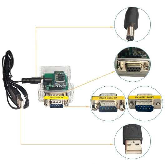 DSD TECH SH-B23A Bluetooth адаптер, Bluetooth 2.0 към RS232