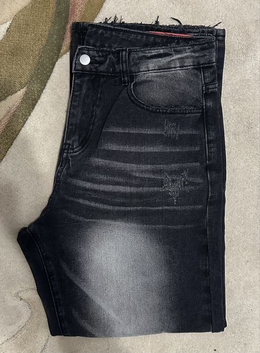 Черни Baggy Distressed дънки