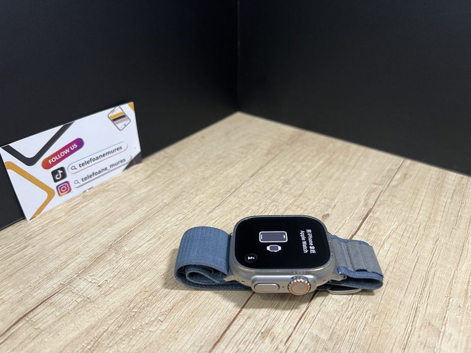 Apple Watch Ultra 2 49mm Natural Titanium Second-Hand Bun 2 ani garanț