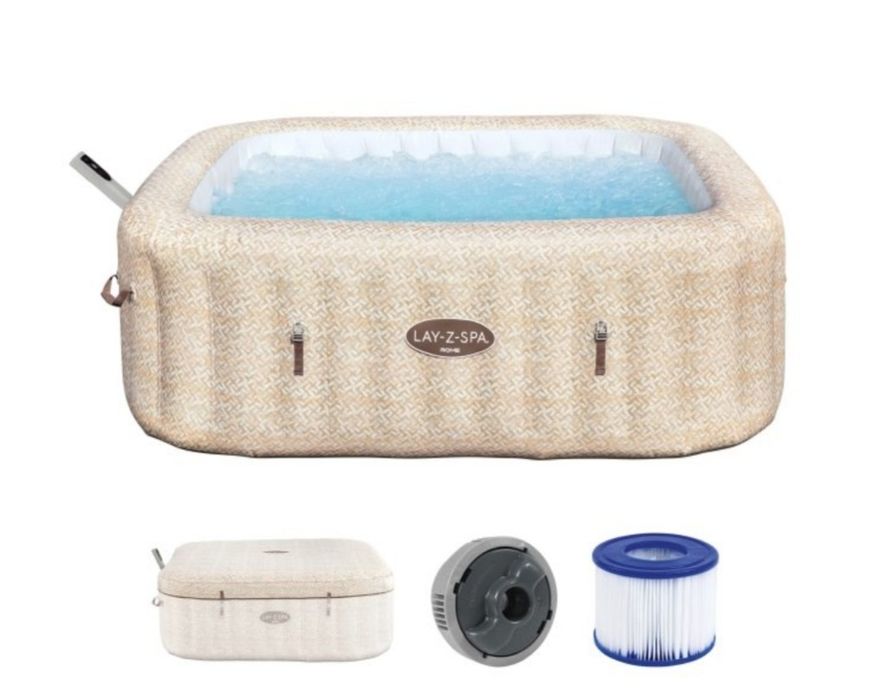 НОВО Суперлуксозно надуваемо джакузи ROME AIR 2.01м-2.01м-71см