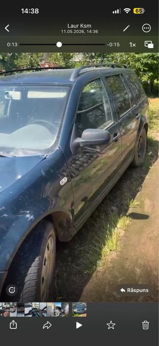 Vand golf 4 break pentru dezmembrat motor 1.6 benzina