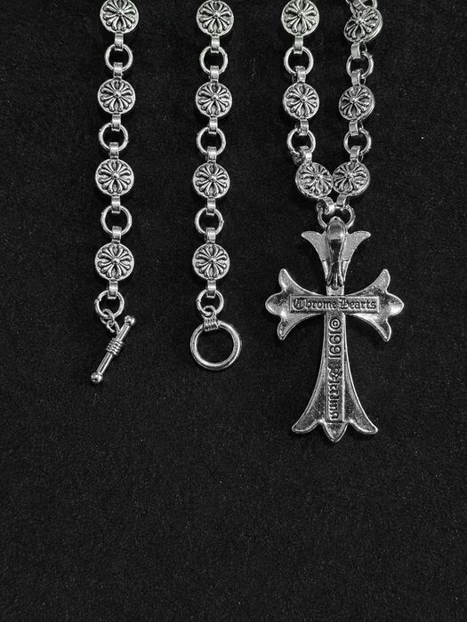 Chrome Hearts Cross Necklace – Silver | Ново