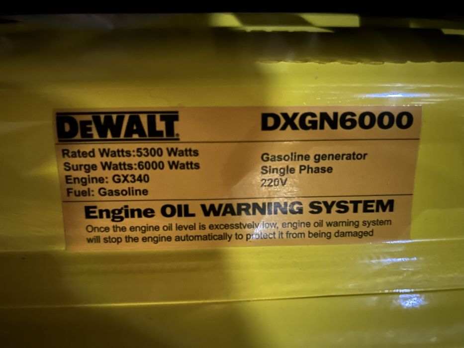 Новый генератор + бензопила