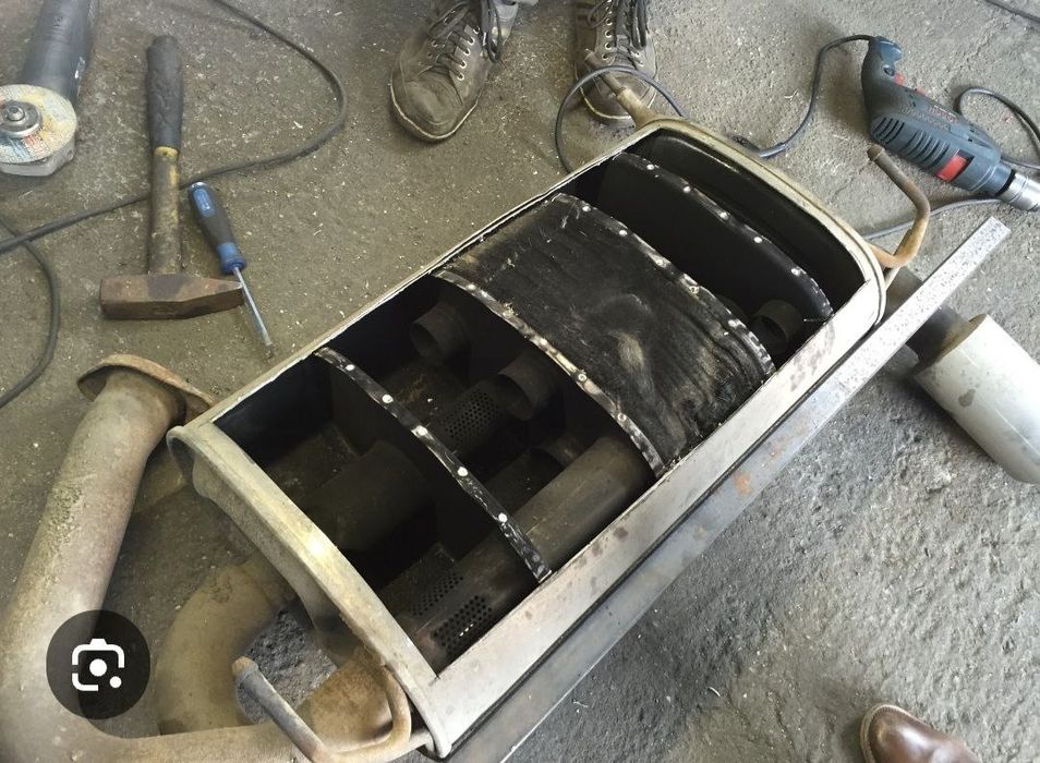 Мерседес глушитель ремонт