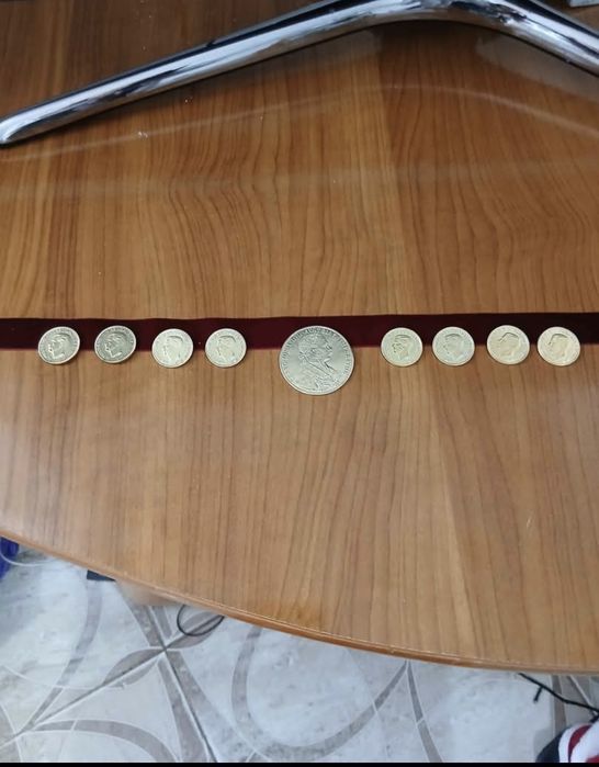 Vând monede placate cu aur 24k imită 1/1 pe cele adevărate și la aspec