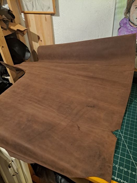 Piele tabacita, piele la metru, leather handmade