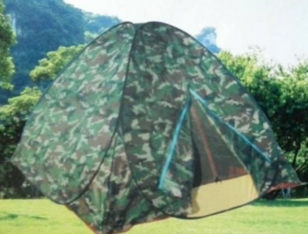Cort automat mare,inalt camuflaj 4-6 persoane 250x250x160 cm
