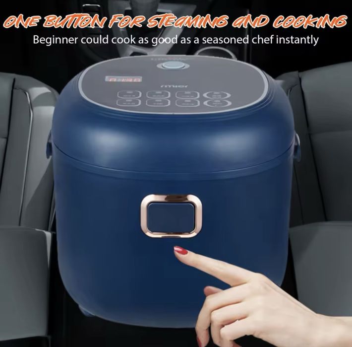MULTICOOKER air fryer 12V/24V incalzire mancare 2LITRI