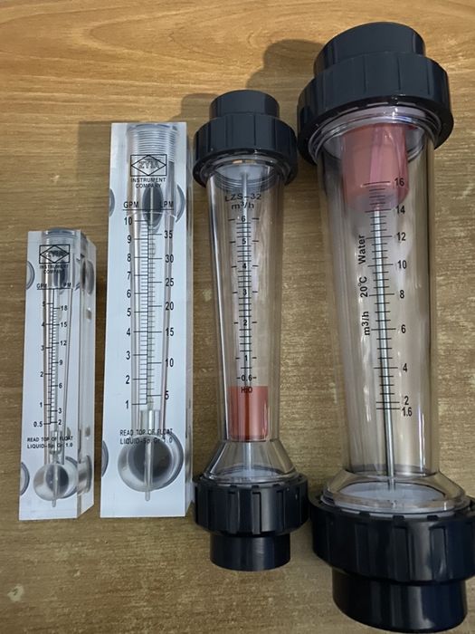 Ротаметры для воды, жидкости (Suv, suyuqlik uchun rotometrlar)