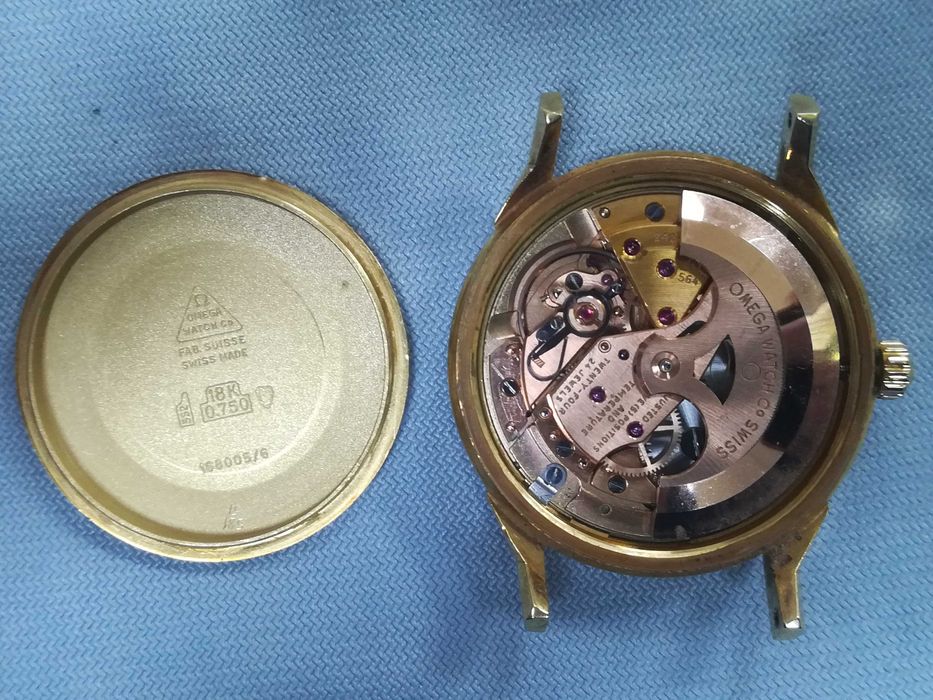Ω OMEGA Constellation vintage,Gold 18k,Dog leg,Pie Pan,рядък,перфектен