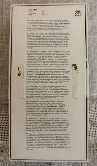 Google Pixel 8 PRO - 128 GB