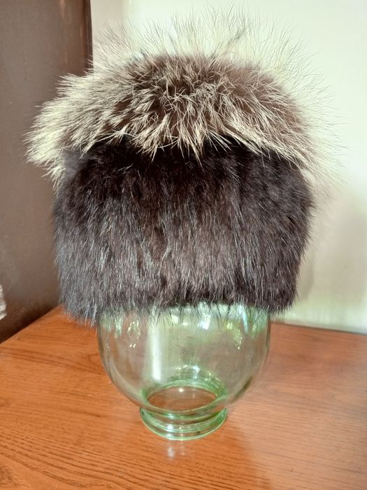 Норковая шапка 13000