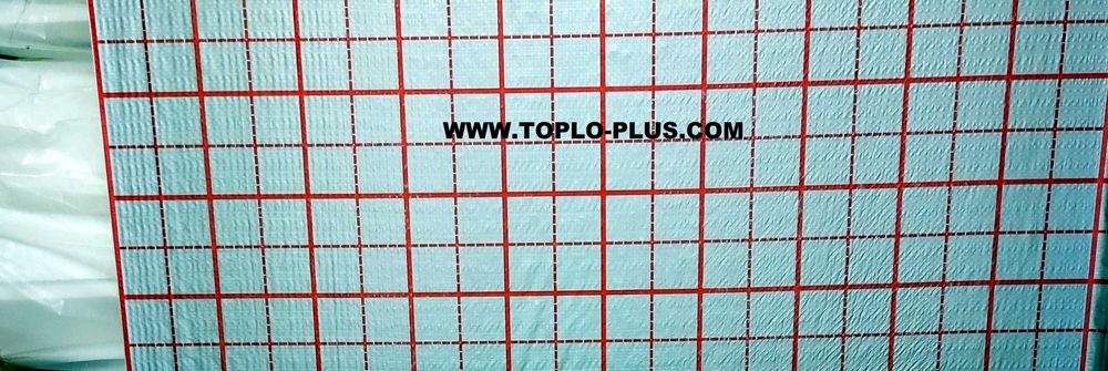 Изолация за подово отопление с фолио Такер плоча 30мм