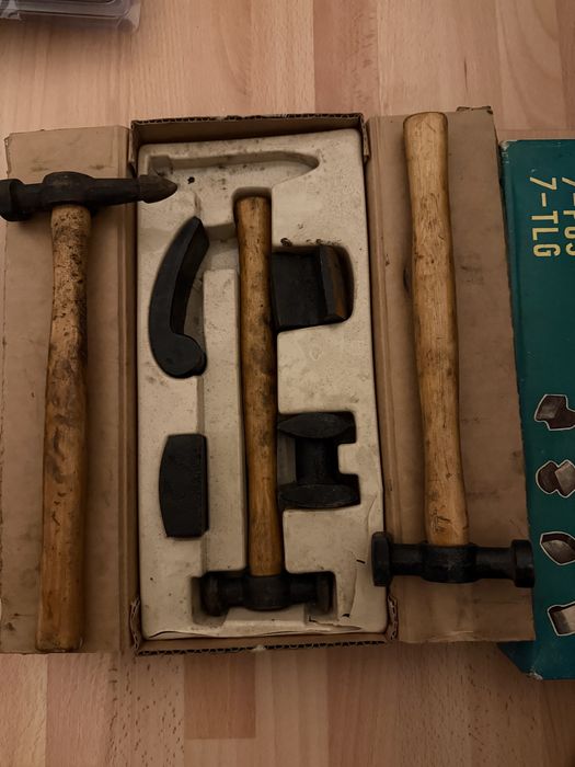 Set ciocane tinichigerie auto / îndreptat tablă caroserie