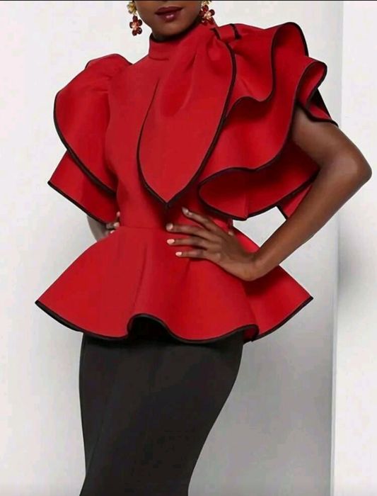 Дамска блуза, официална, с цип на гърба Л р-р