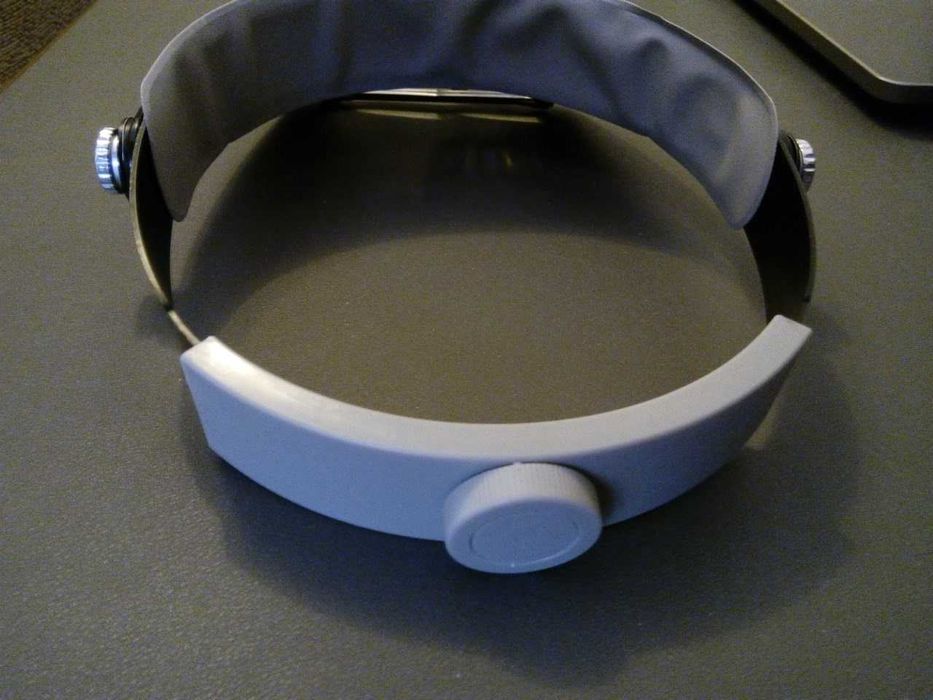 лупа на голову с фонариком професионнальная