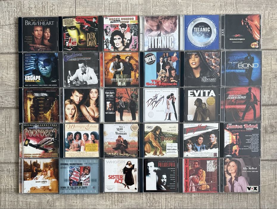 Lot 60 cd-uri - Coloane sonore cu muzica din filme (Soundtrack)