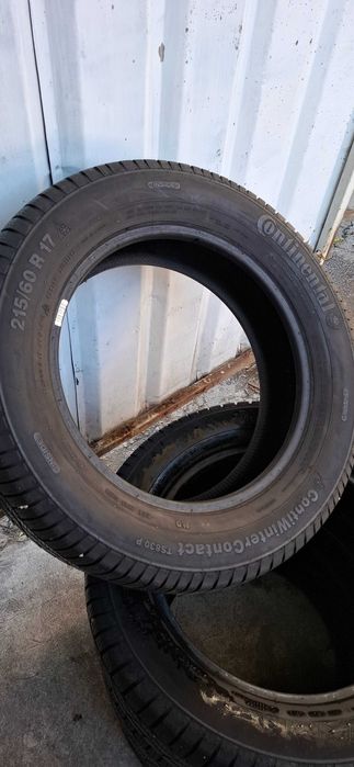 4бр. 215/60/17 Continental 7mm грайфер, дот 18г. Безплатен монтаж