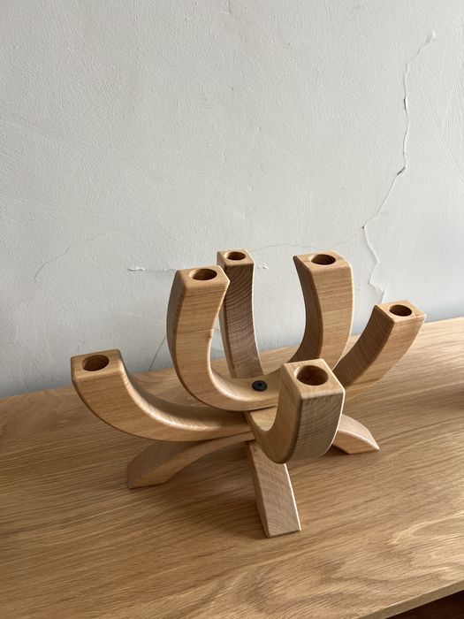 Етажерка от масив дъб с масло