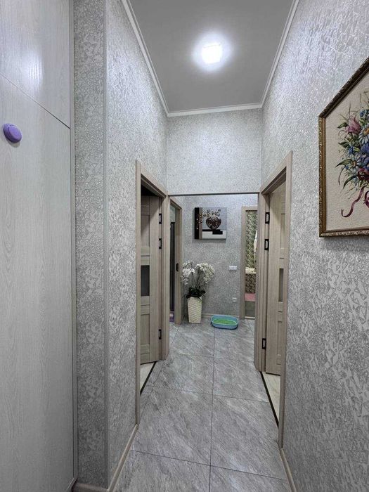 Новый коттедж на ул. Сайрам 1 сотка 3 комнаты, мебель + техника=