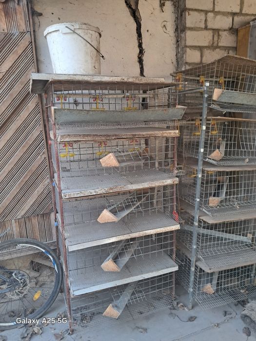 Б/у клетки для содержания перепелов