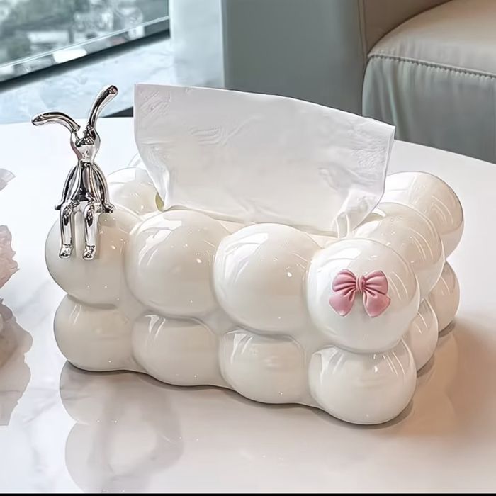 Салфетница белая 2 шт